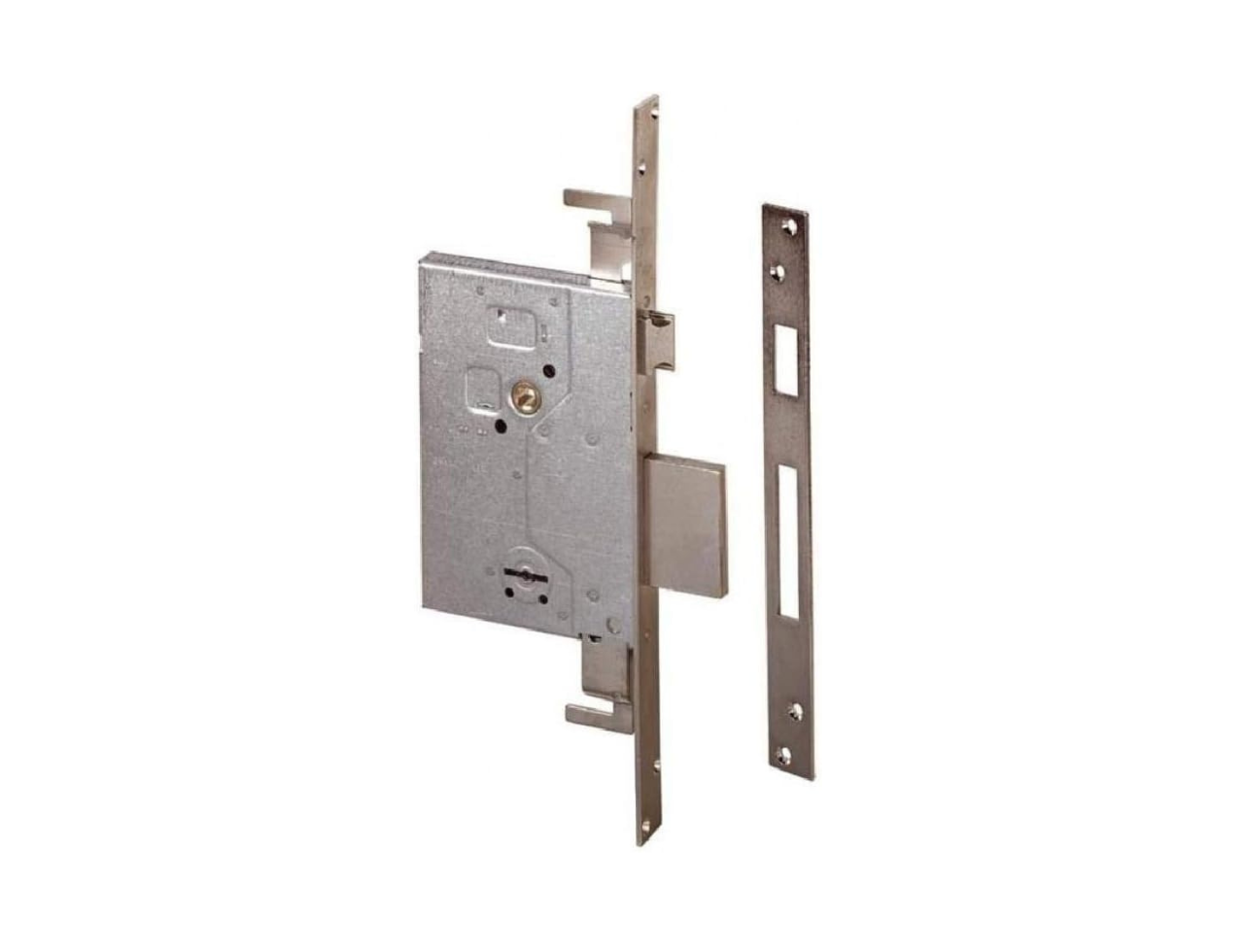 CISA Serratura ad infilare triplice, doppia mappa entrata 60 mm.