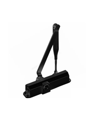 DORMAKABA CHIUDIPORTA CON BRACCIO E FERMO TS69 COMPAKT COLORE NERO/ARGENTO