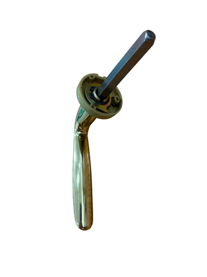 GHIDINI PIETRO BOSCO MEZZA MANIGLIA MODELLO "COMETA" QUADRO 8 mm. DESTRA COLORE ORO LUCIDO