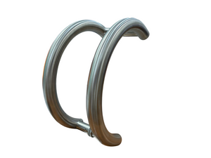 MASTER maniglione semicircolare doppio, interasse 300 mm. (completo di attacchi)